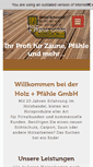 Mobile Screenshot of holzpfahl.ch